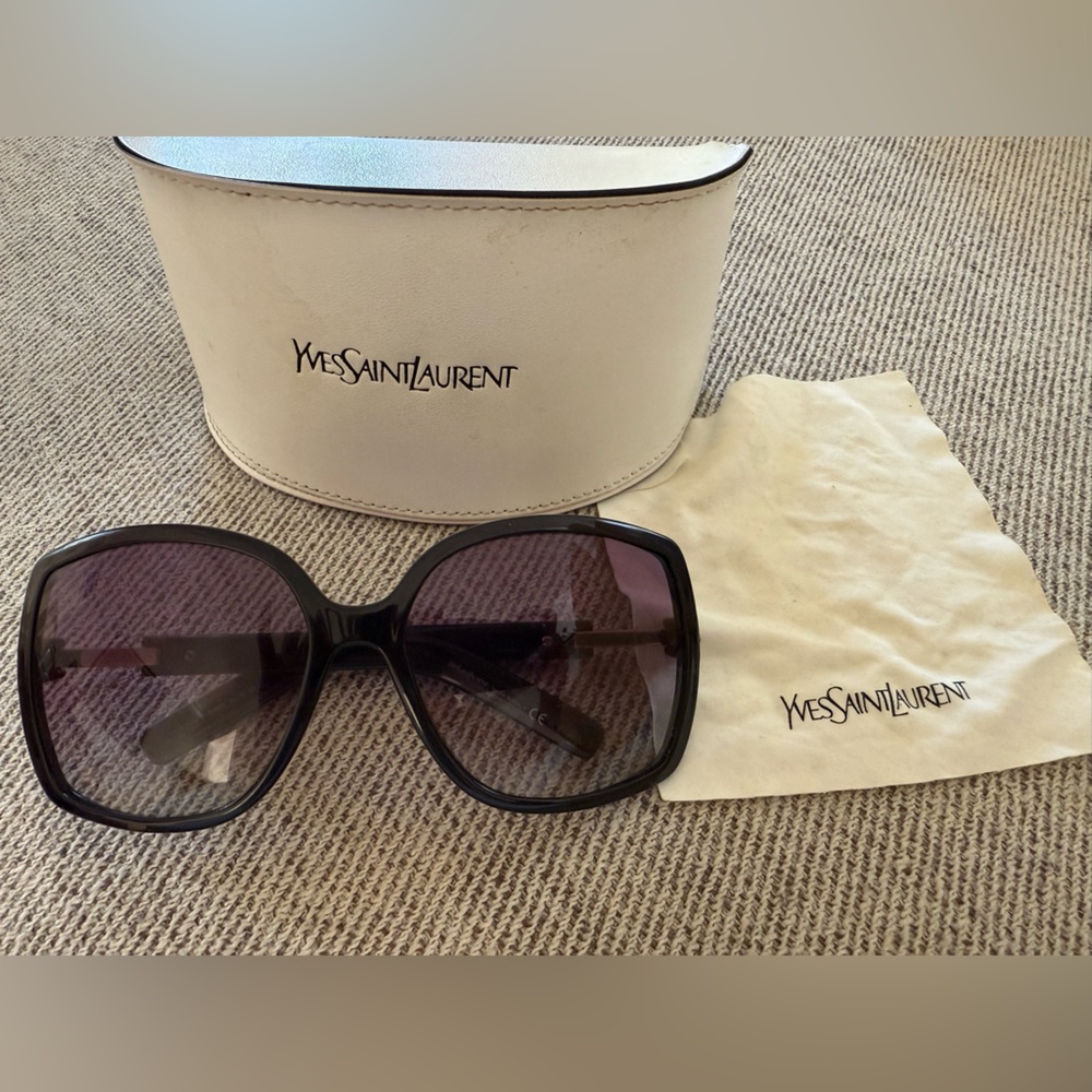 Yves Saint Laurent Dark Frame Sunglasses
